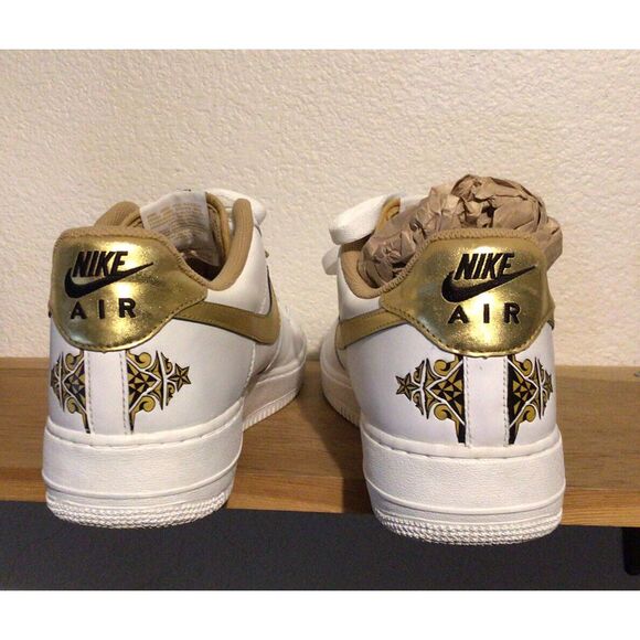 Men\'s‎ Nike Air Force 1 Low LA Sz 12 Los Angeles Lakers 2007 All Star 315122-180 main image 7